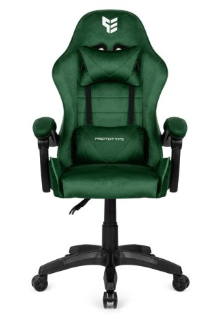 Fotel obrotowy gamingowy ENZO XL DARK GREEN ALCANTARA