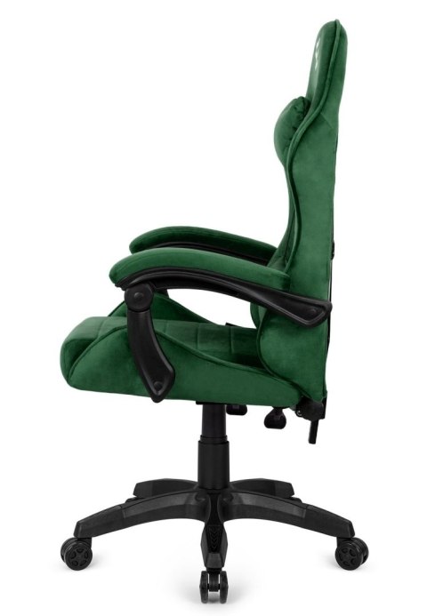 Fotel obrotowy gamingowy ENZO XL DARK GREEN ALCANTARA