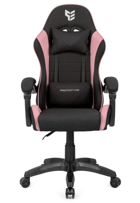 Fotel obrotowy gamingowy ENZO XL PINK FABRIC