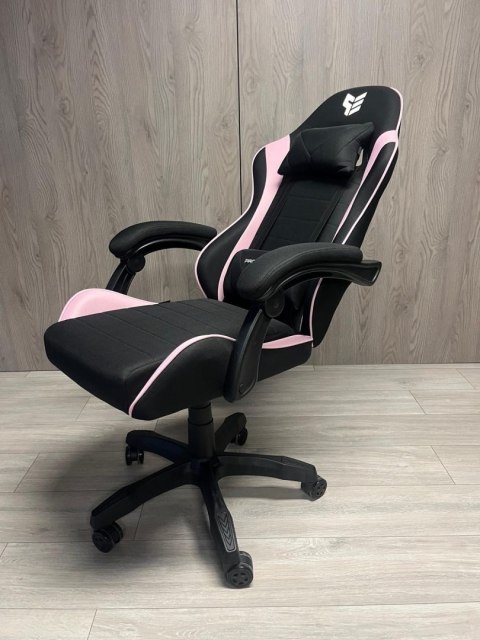 Fotel obrotowy gamingowy ENZO XL PINK FABRIC