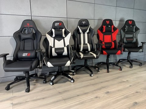 Fotel obrotowy gamingowy WARRIOR RED PRO-XL