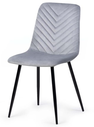 Krzesła tapicerowane TRIO VELVET zestaw 4 sztuk kolory do wyboru