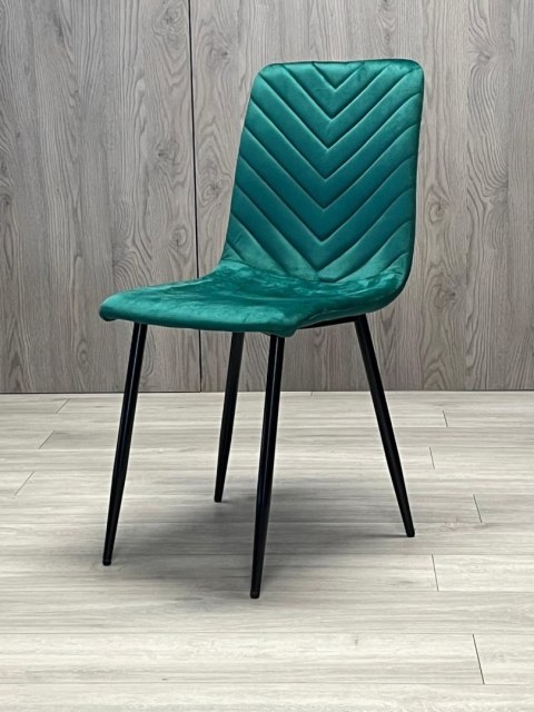 Krzesła tapicerowane TRIO VELVET zestaw 4 sztuk kolory do wyboru