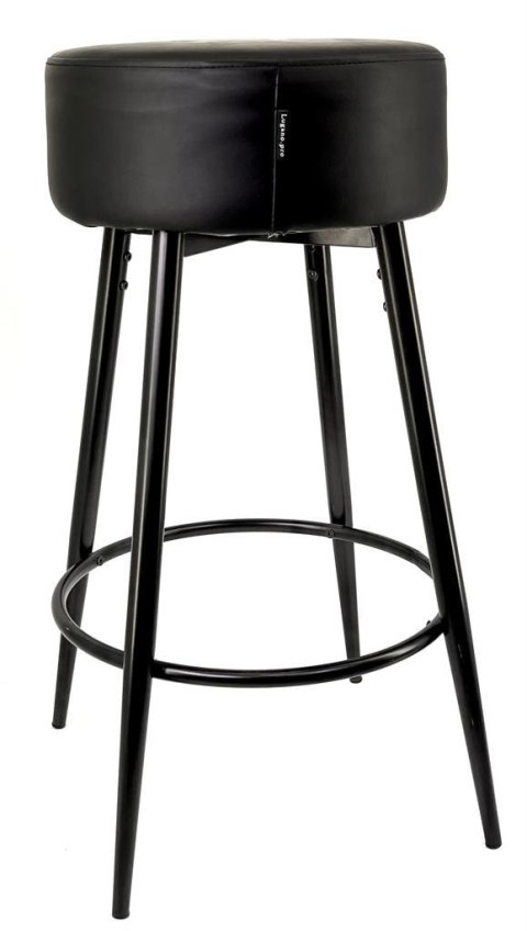 Krzesło barowe ASTI BLACK PU hoker BAR II GATUNEK