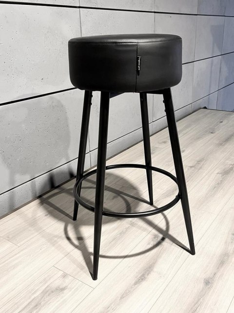 Krzesło barowe ASTI BLACK PU hoker BAR II GATUNEK