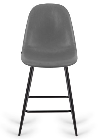 Krzesło barowe AVA GREY PU hoker BAR