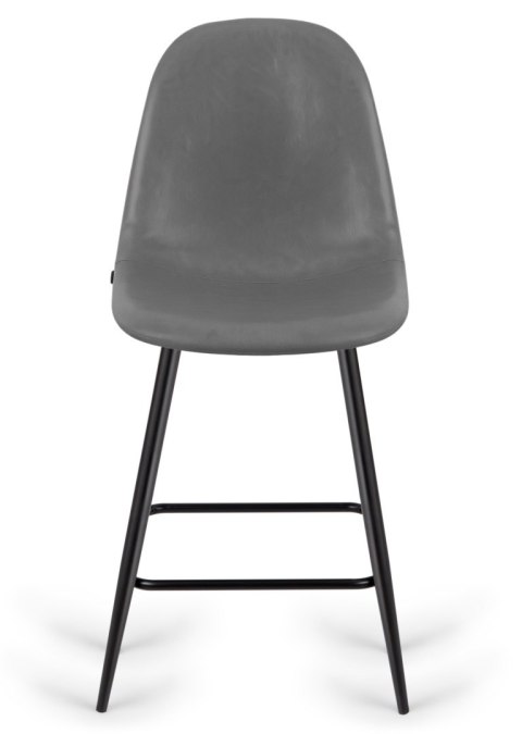 Krzesło barowe AVA GREY PU hoker BAR