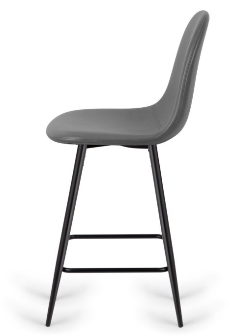 Krzesło barowe AVA GREY PU hoker BAR