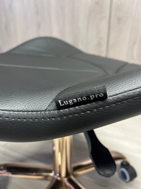 Krzesło obrotowe VASTO OFFICE PU BLACK ROSE GOLD