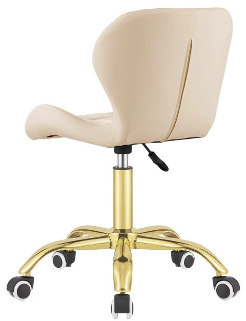 Krzesło obrotowe VASTO OFFICE PU CREAM GOLD