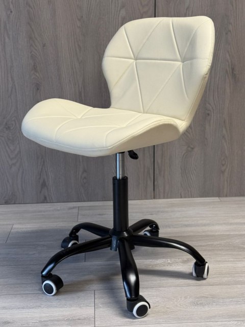 Krzesło obrotowe VASTO OFFICE PU CREAM SMOKE