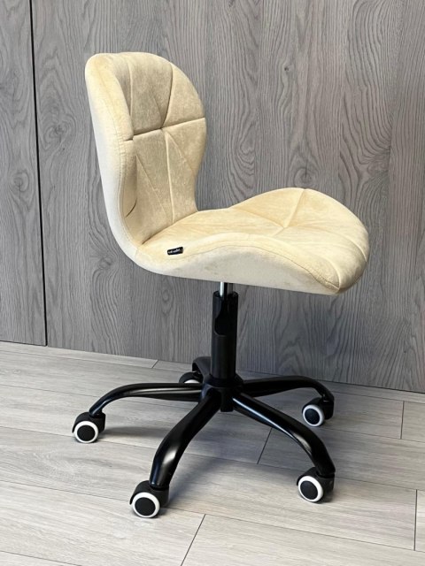 Krzesło obrotowe VASTO OFFICE VELVET BEIGE SMOKE