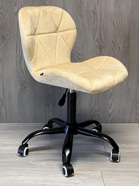 Krzesło obrotowe VASTO OFFICE VELVET BEIGE SMOKE