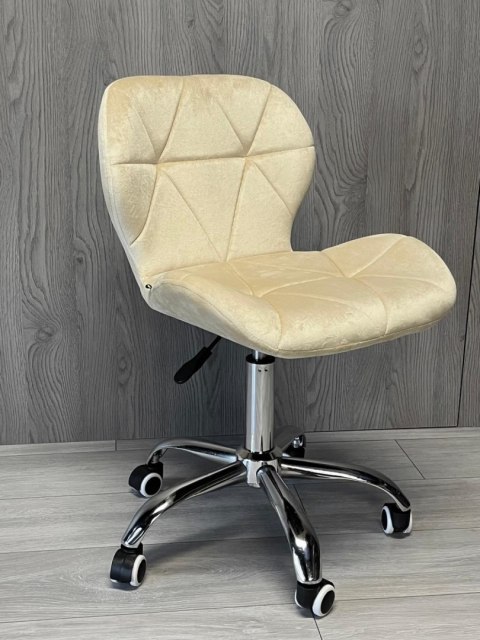 Krzesło obrotowe VASTO OFFICE VELVET BEIGE