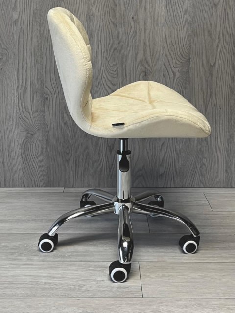 Krzesło obrotowe VASTO OFFICE VELVET BEIGE