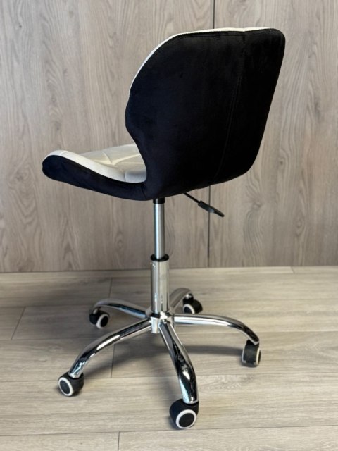 Krzesło obrotowe VASTO OFFICE VELVET BLACK + GREY