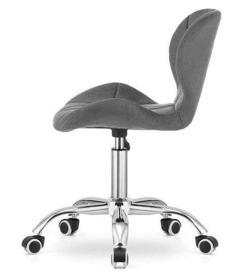 Krzesło obrotowe VASTO OFFICE VELVET DARK GREY