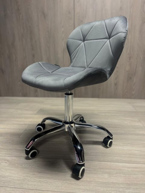 Krzesło obrotowe VASTO OFFICE VELVET DARK GREY