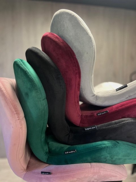 Krzesło obrotowe VASTO OFFICE VELVET GREEN GOLD