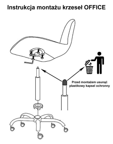 Krzesło obrotowe VASTO OFFICE VELVET GREEN SMOKE