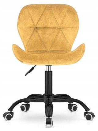 Krzesło obrotowe VASTO OFFICE VELVET MUSTARD SMOKE