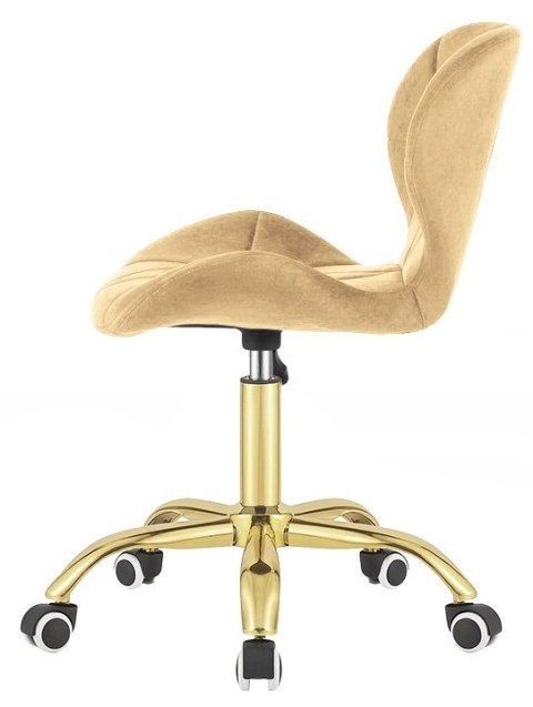 Krzesło obrotowe VASTO OFFICE VELVET SUNNY GOLD