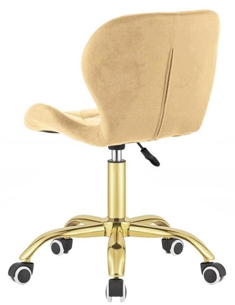 Krzesło obrotowe VASTO OFFICE VELVET SUNNY GOLD