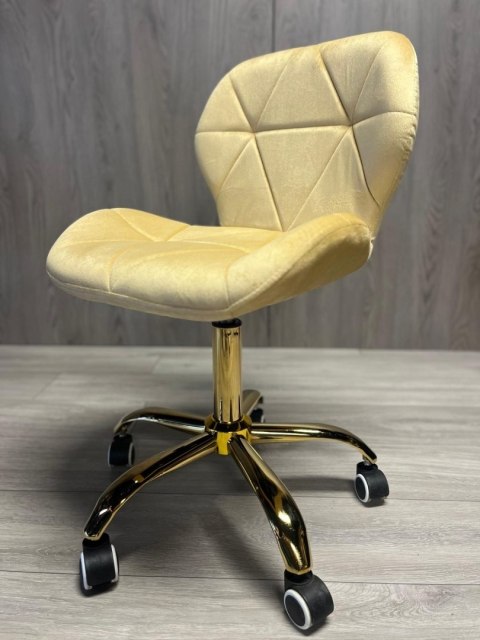 Krzesło obrotowe VASTO OFFICE VELVET SUNNY GOLD