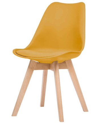 Krzesło skandynawskie MONZA HONEY PU II GATUNEK