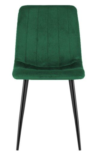 Krzesło tapicerowane AURORA VELVET GREEN
