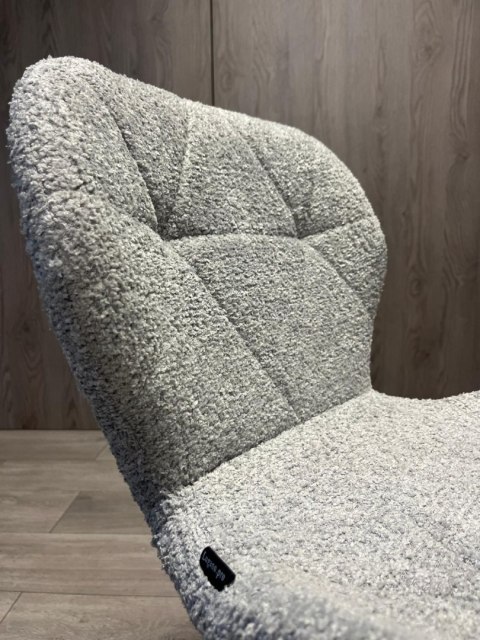 Krzesło obrotowe VASTO OFFICE BOUCLE GREY GOLD