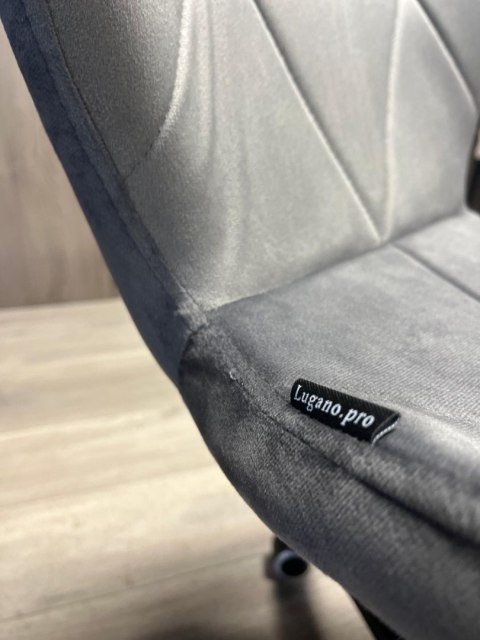 Krzesło obrotowe VASTO OFFICE VELVET DARK GREY SMOKE