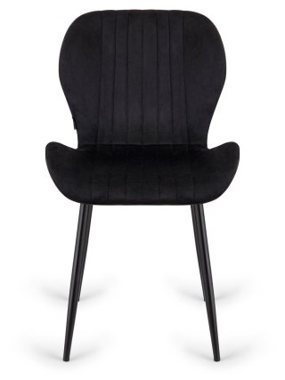 Krzesło tapicerowane MONTI VELVET BLACK II GATUNEK
