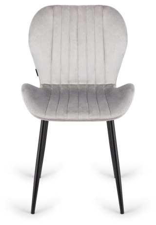Krzesło tapicerowane MONTI VELVET GREY