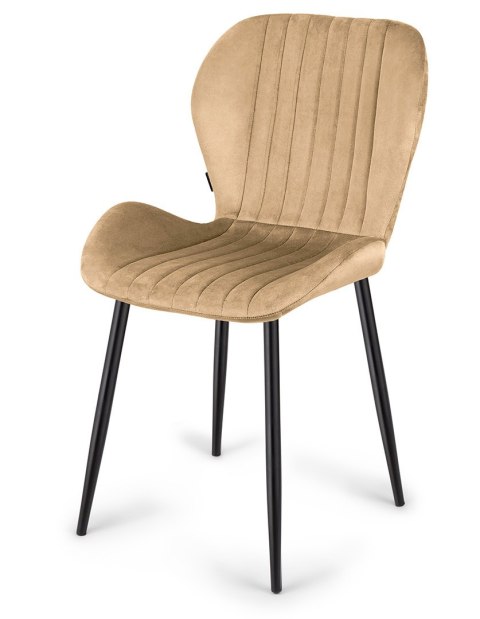 Krzesło tapicerowane MONTI VELVET SAND