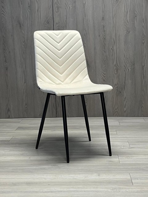 Krzesło tapicerowane TRIO VELVET BEIGE