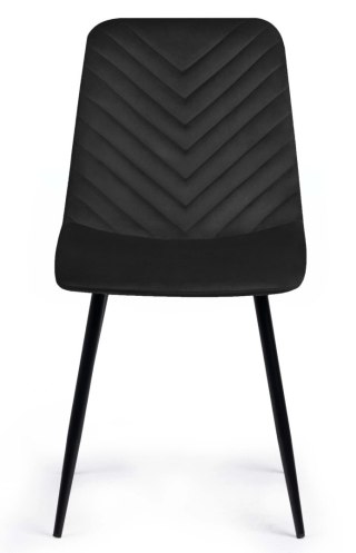 Krzesło tapicerowane TRIO VELVET BLACK