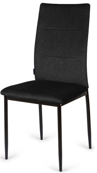 Krzesło tapicerowane VALVA DUO FABRIC BLACK