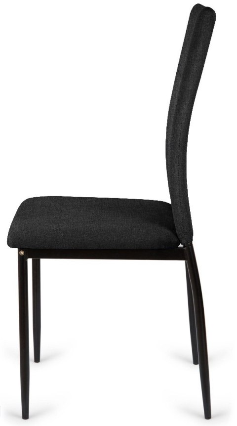 Krzesło tapicerowane VALVA DUO FABRIC BLACK