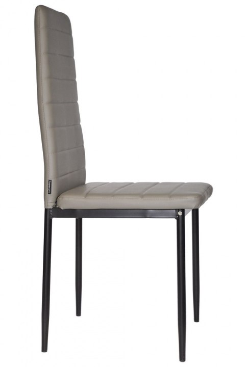 Krzesło tapicerowane VALVA PU GREY II GATUNEK