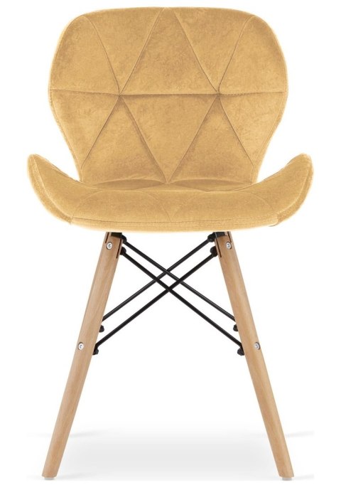 Krzesło tapicerowane VASTO CREAM VELVET