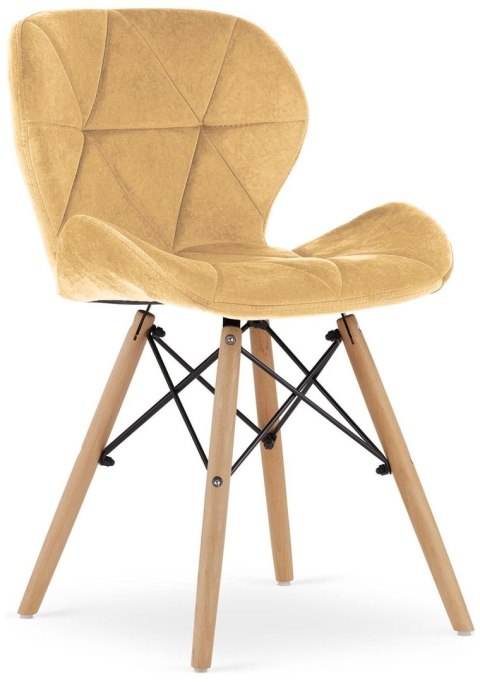 Krzesło tapicerowane VASTO CREAM VELVET