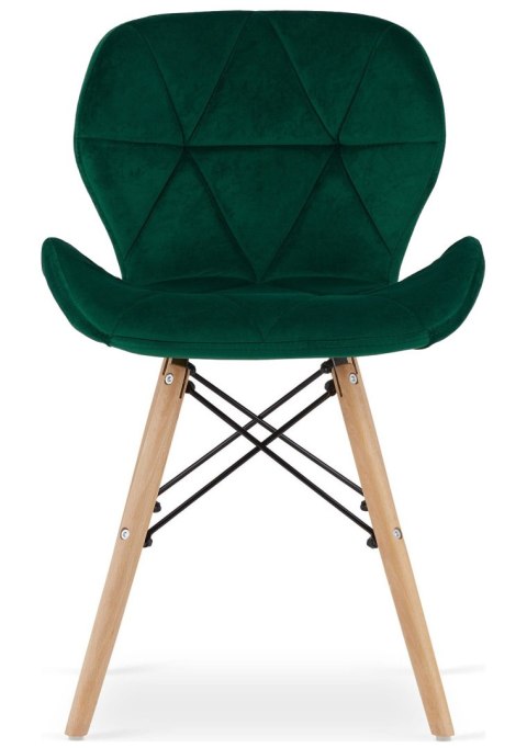 Krzesło tapicerowane VASTO GREEN FOREST VELVET