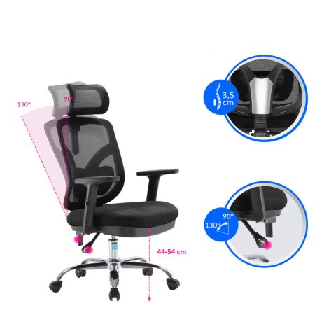 Fotel biurowy ergonomiczny ANGEL obrotowy jOkasta