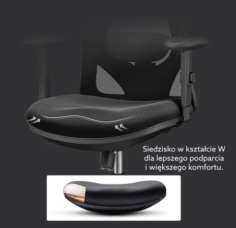 Fotel ergonomiczny ANGEL biurowy obrotowy eurOpa plus z podnóżkiem