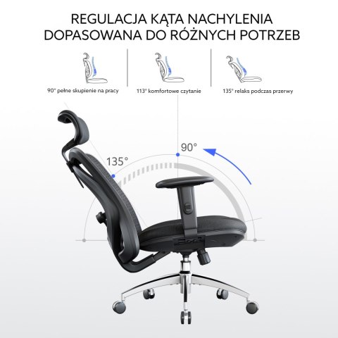 Fotel ergonomiczny ANGEL biurowy obrotowy eurOpa