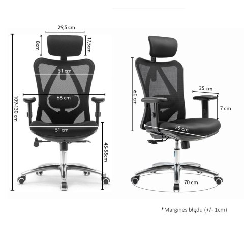 Fotel ergonomiczny ANGEL biurowy obrotowy eurOpa