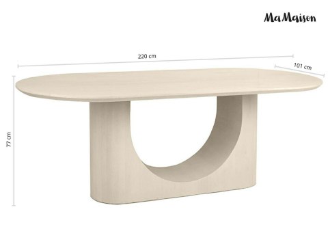 MaMaison MaMaison stół jadalniany ICARO 220 beżowy / drewno