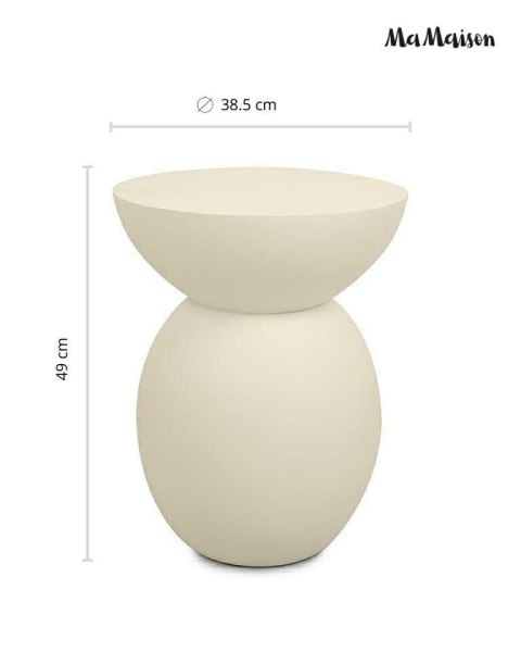 MaMaison MaMaison stolik ARENE 39 beżowy