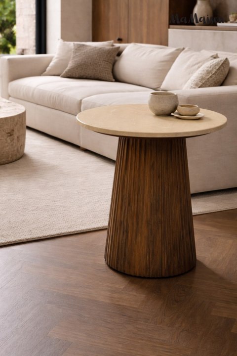 MaMaison MaMaison stolik ARGENTINA 50 marmur / drewno